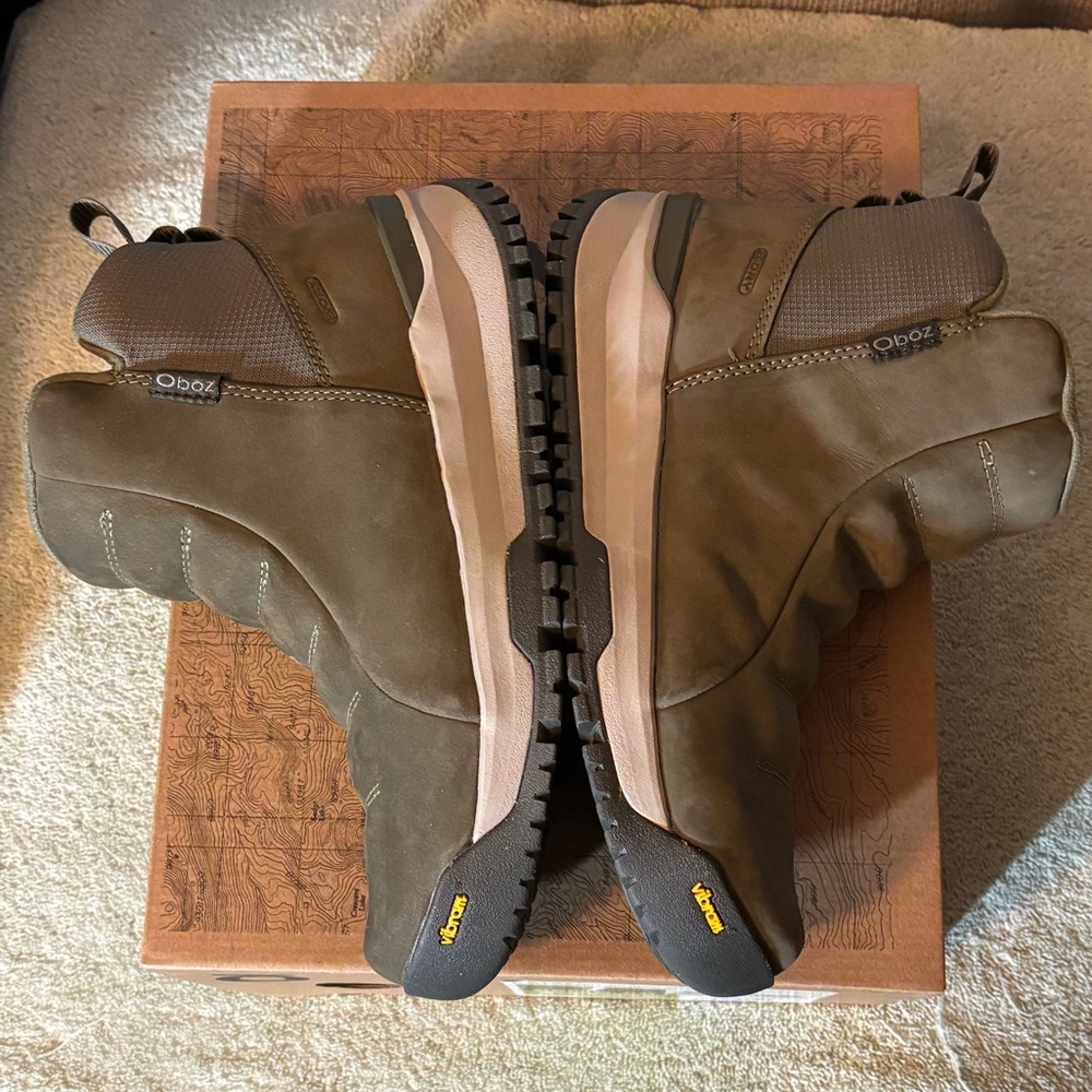NON SLIP ON ICE! Olive snow boots with arctic grip Vibram sole - Picture 7 of 7
